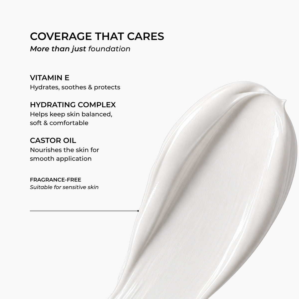 Lavertu Colour Adapting Foundation hydrating and fragrance free formula with vitamin E, Hydrating Complex and castor oil