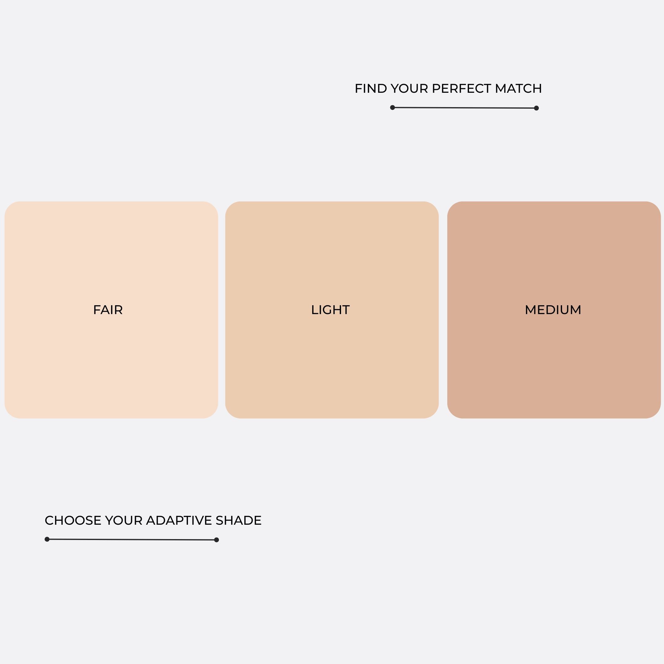 Lavertu foundation swatches - soft matte natural finish