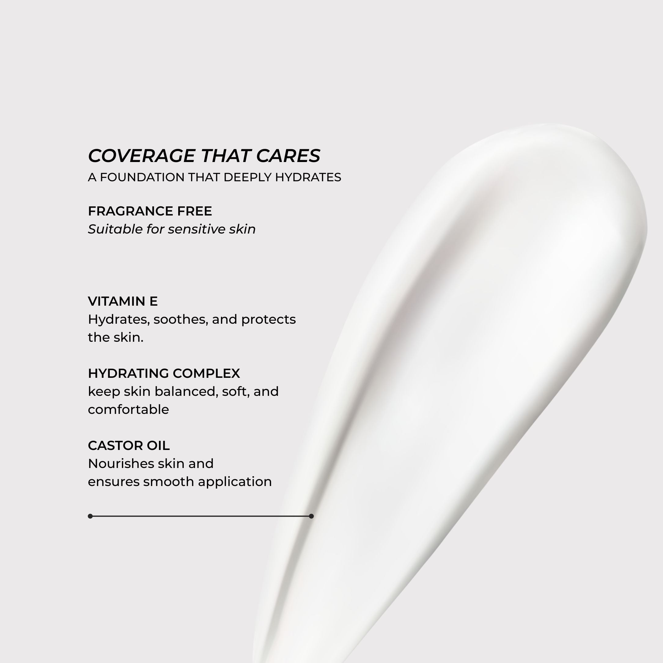 Lavertu hydraterende foundation met huidverzorgende ingrediënten