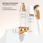 Lavertu Colour Adapting Foundation with matching foundation brush for an even application