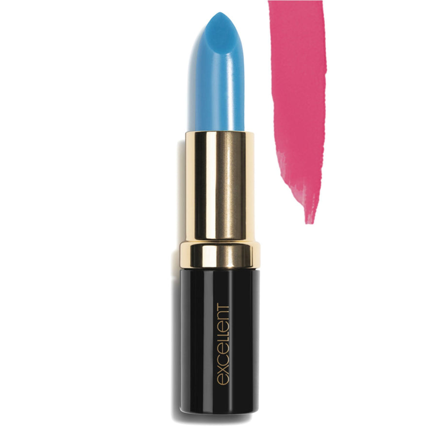 LAVERTU Lipstick Excellent in Blue - pH-reactive lipstick that transforms into a personalised pink shade.