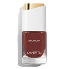 LAVERTU Nail Polish Nature 41 Nude in a warm nude brown-pink shade with a clean, conscious formula and glossy finish in minimalist packaging.