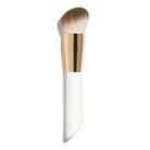 Lavertu foundation brush with ultra-soft vegan bristles and white ergonomic handle